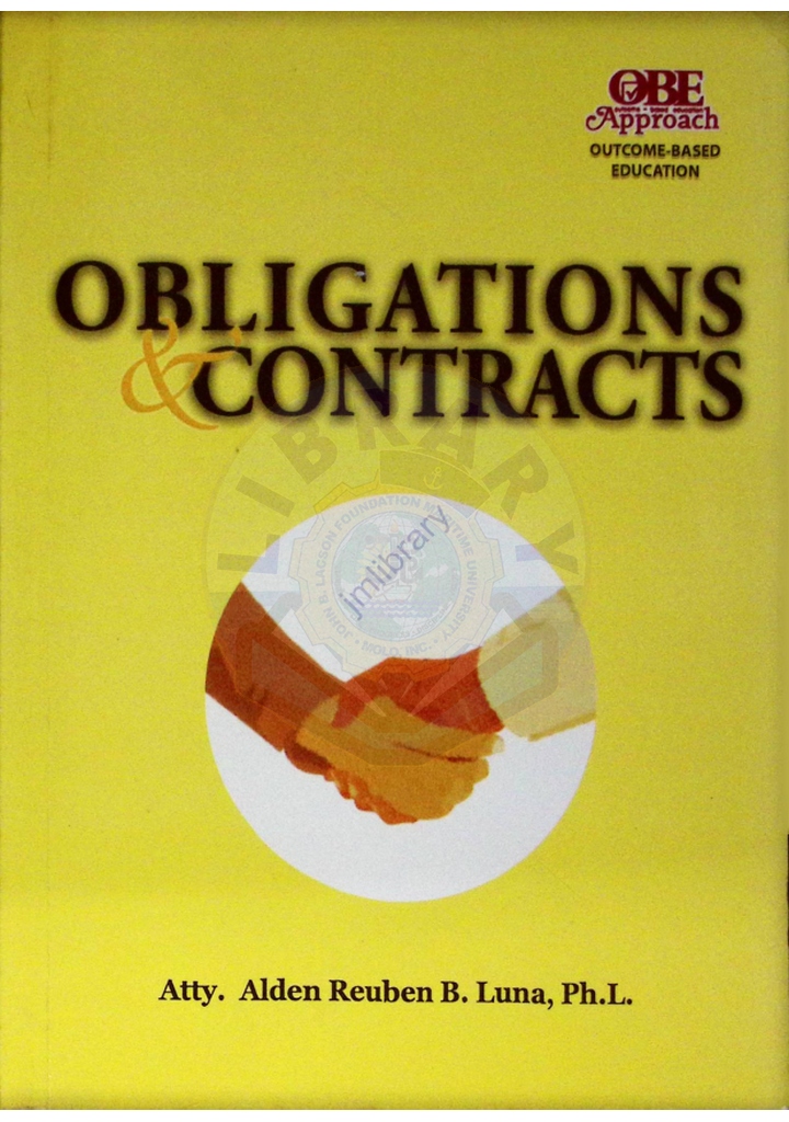 Obligations & contracts by Luna 2019